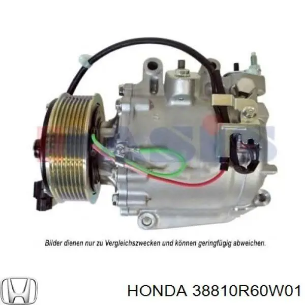 Компрессор кондиционера Honda 38810R60W01