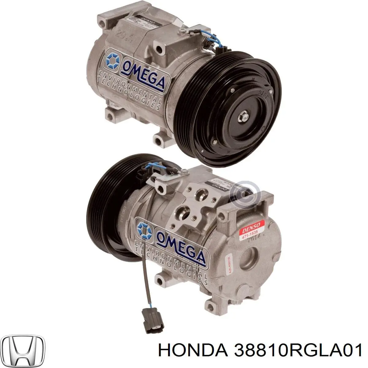 Компрессор кондиционера 38810RGLA01 Honda