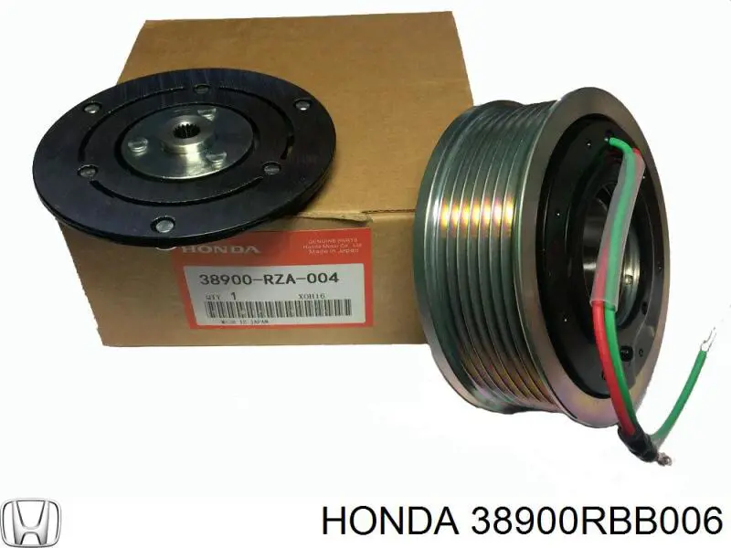 38900RBB006 Honda шкив компрессора кондиционера