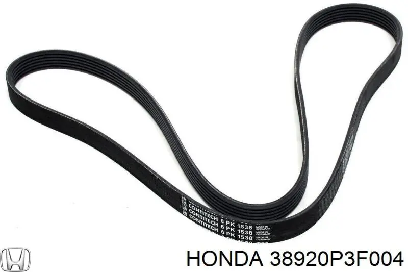 Ремень генератора 38920P3F004 Honda