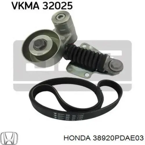 38920 PDA E03 Honda ремень генератора