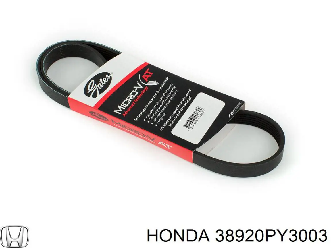 38920PY3003 Honda Поликлиновый ремень