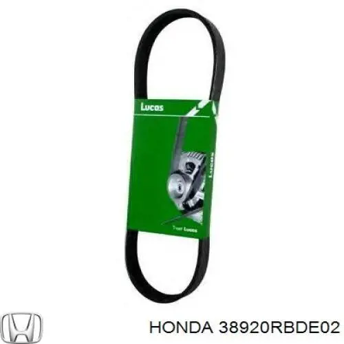 Купить 38920RBDE02 Honda Ремень генератора