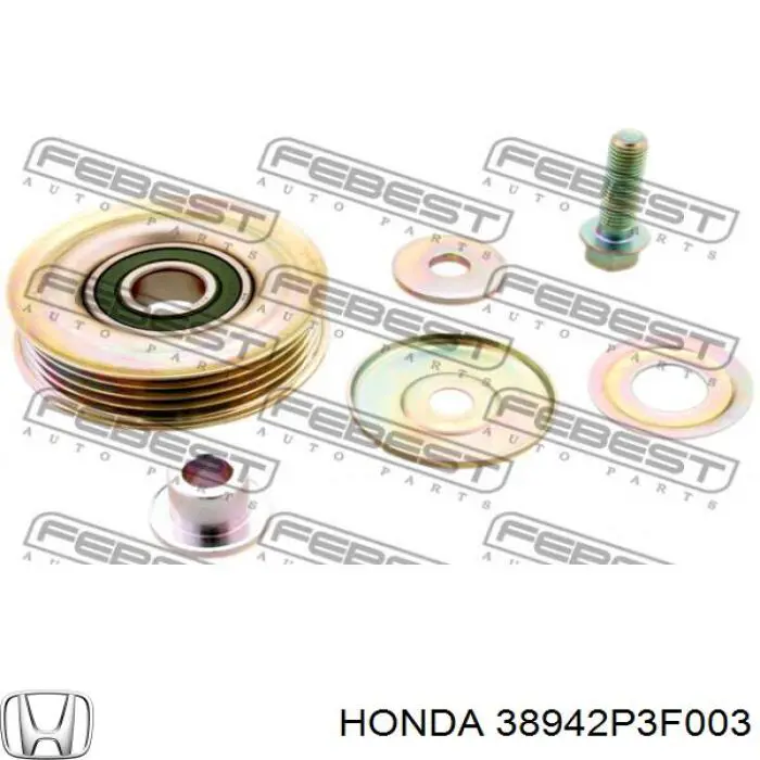 Натяжной ролик Honda 38942P3F003 цена, от 17.89 USD