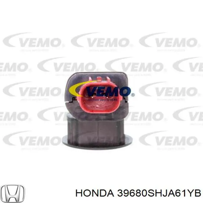 39680SHJA61YB Honda sensor dianteiro de sinalização de estacionamento (sensor de estacionamento)