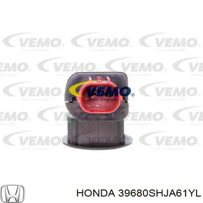 39680SHJA61YL Honda sensor dianteiro de sinalização de estacionamento (sensor de estacionamento)