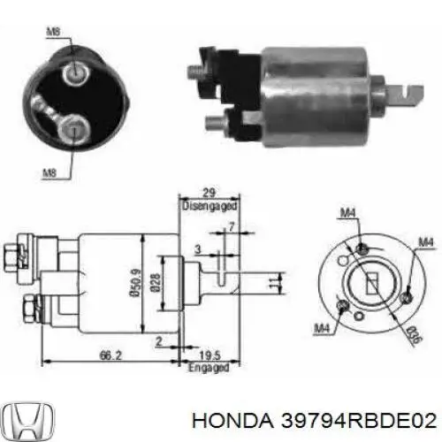 Купить 39794RBDE02 Honda 
