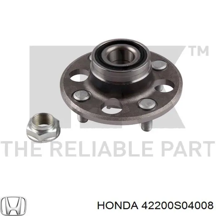 Ступицы задних колес Honda 42200S04008 цена, от 33.77 USD
