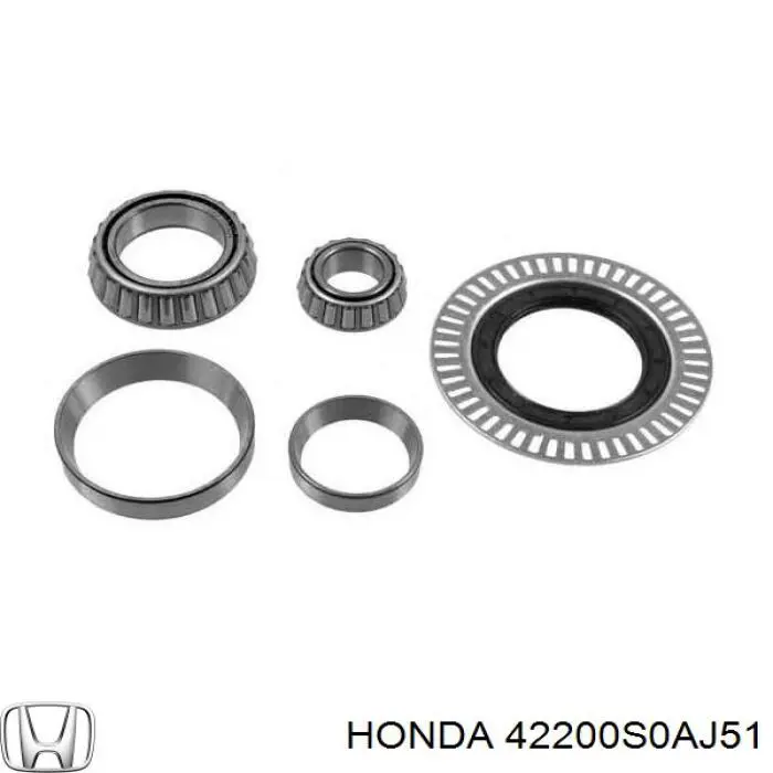 Купить 42200S0AJ51 Honda Задняя шпиндель