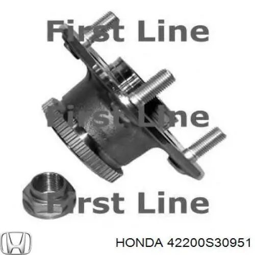 Купить 42200S30951 Honda Задняя шпиндель