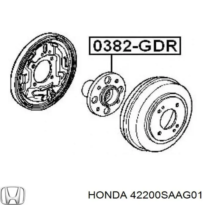 42200SAAG01 Honda Ступица задняя