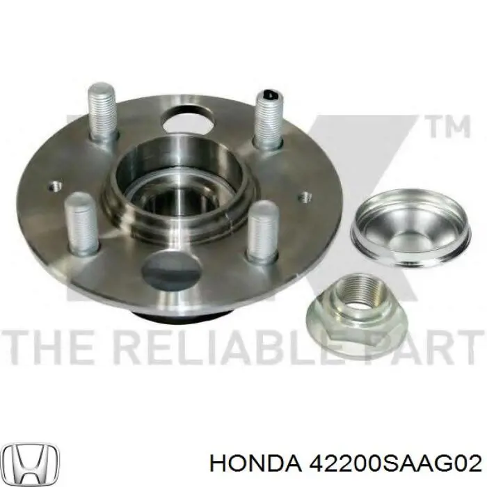 Купить 42200SAAG02 Honda Задняя шпиндель