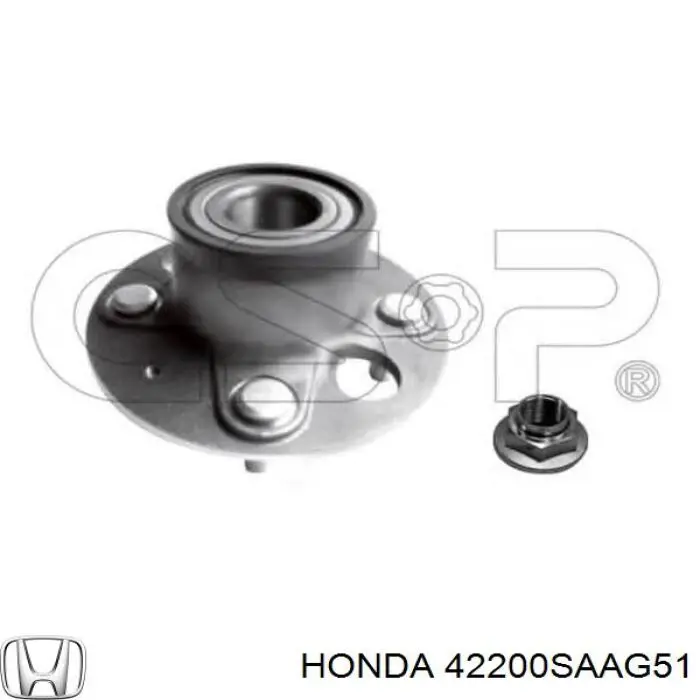 42200SAAG51 Honda Ступица задняя