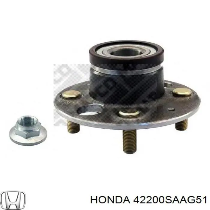 Купить 42200SAAG51 Honda Задняя шпиндель