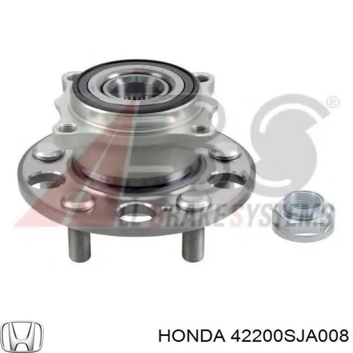 Cubo de rueda trasero 42200SJA008 Honda/Acura