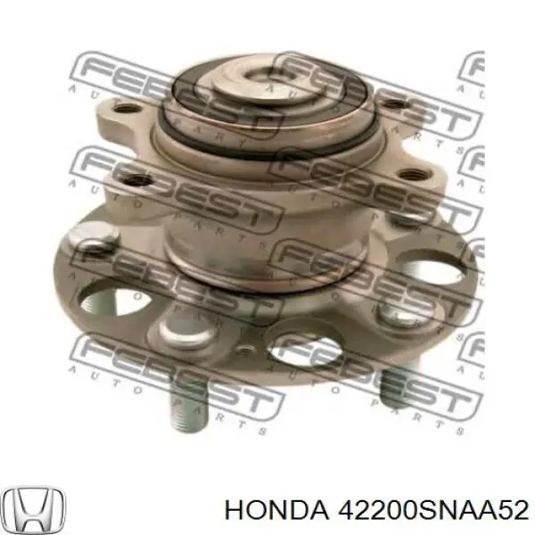 Cubo de rueda trasero 42200SNAA52 Honda