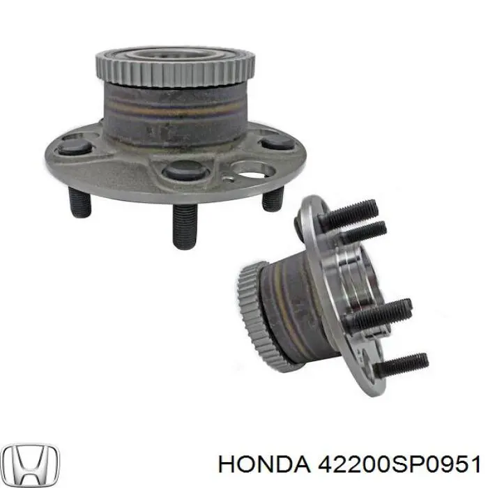 Задняя ступица 42200SP0951 Honda