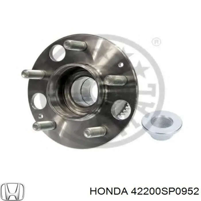 42200SP0952 Honda Ступица задняя