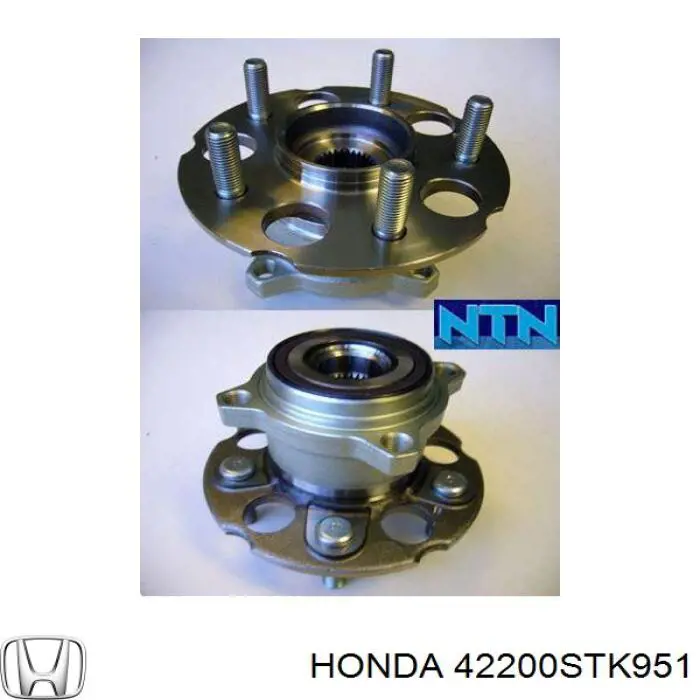 42200STK951 Honda Ступица задняя