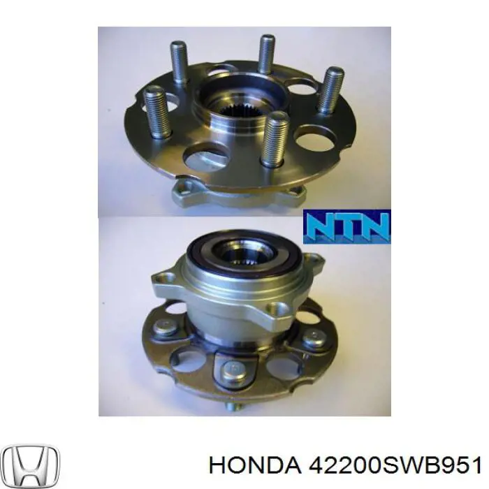 Задняя ступица 42200SWB951 Honda