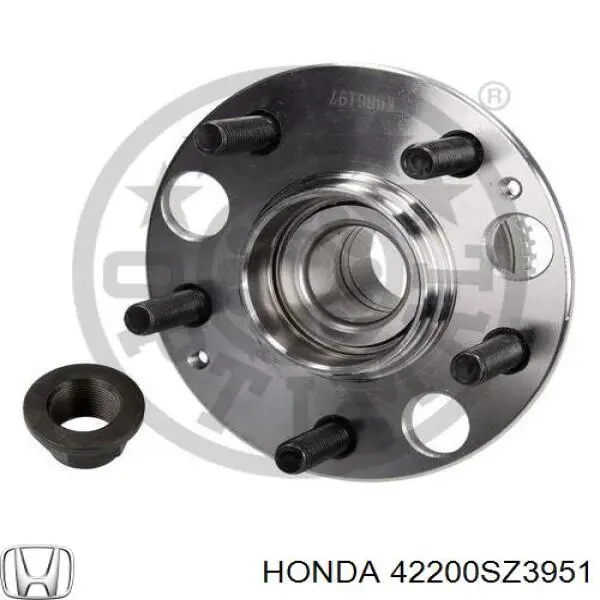 Задняя ступица 42200SZ3951 Honda