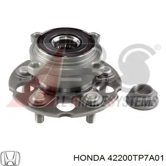 Ступицы задних колес Honda 42200TP7A01 цена, от 59.24 USD