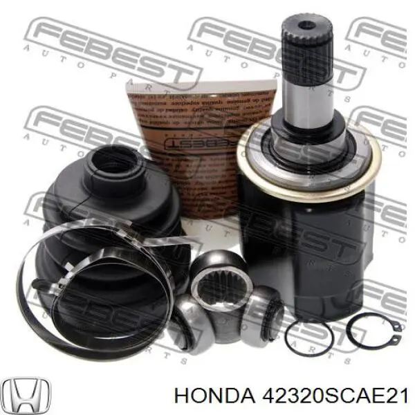 Fuelle, árbol de transmisión delantero interior 42320SCAE21 Honda