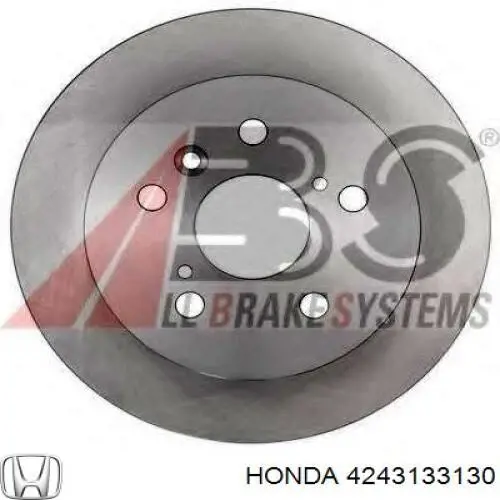 Disco de freno trasero 4243133130 Honda