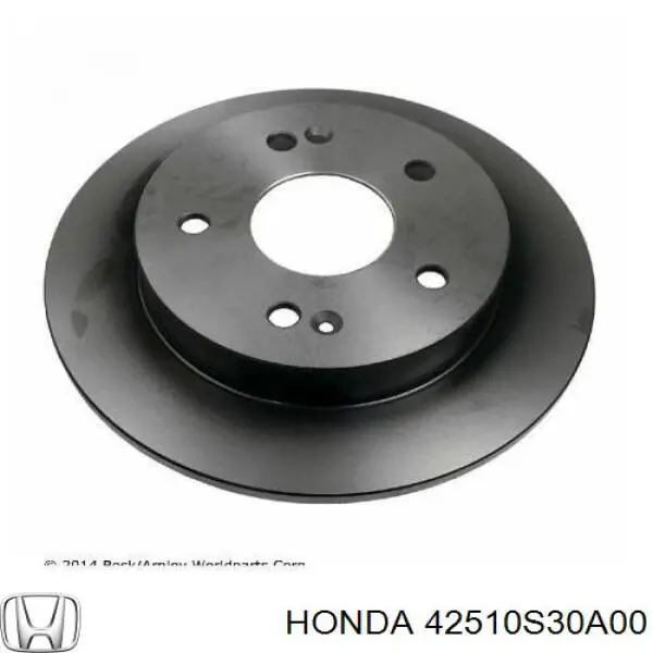 Купить 42510S30A00 Honda Диск тормозной задний