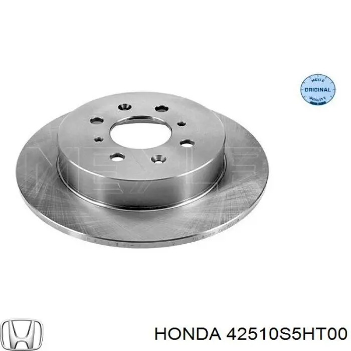 Disco de freno trasero 42510S5HT00 Honda