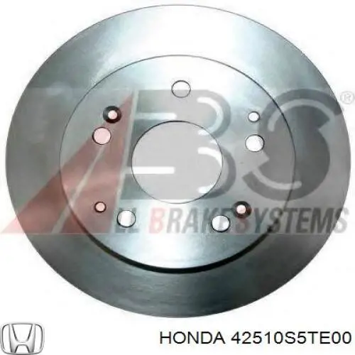 42510S5TE00 Honda диск тормозной задний