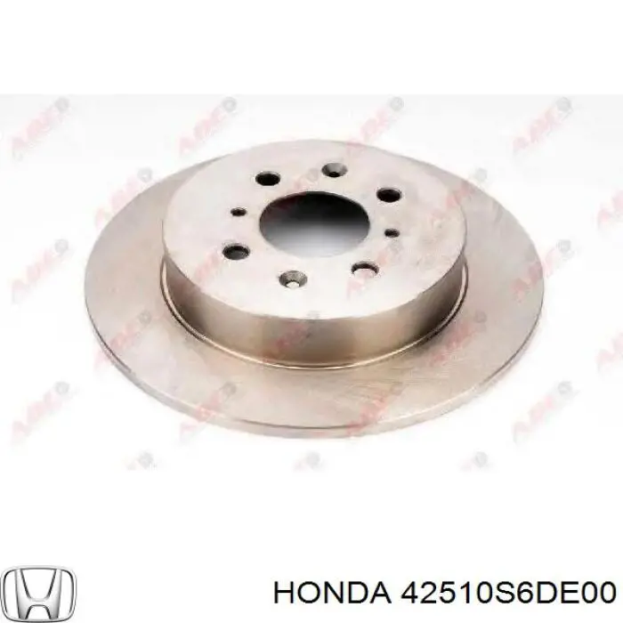 Купить 42510S6DE00 Honda Диск тормозной задний