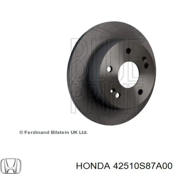Задний дисковый тормоз Honda 42510S87A00