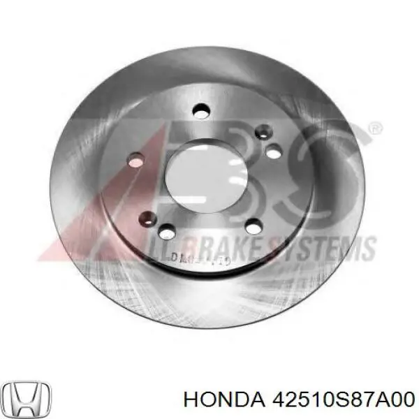 42510S87A00 Honda тормозные диски