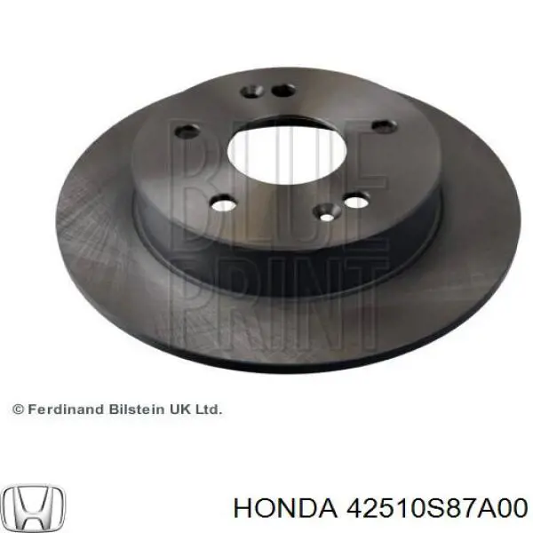 Купить 42510S87A00 Honda Диск тормозной задний