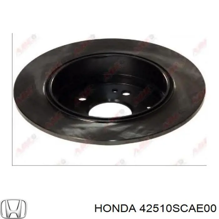 Купить 42510SCAE00 Honda Диск тормозной задний