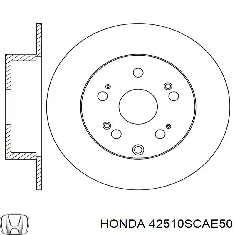42510SCAE50 Honda Дисковый тормоз