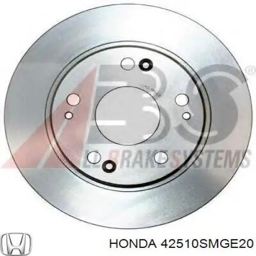 42510SMGE20 Honda диск тормозной задний