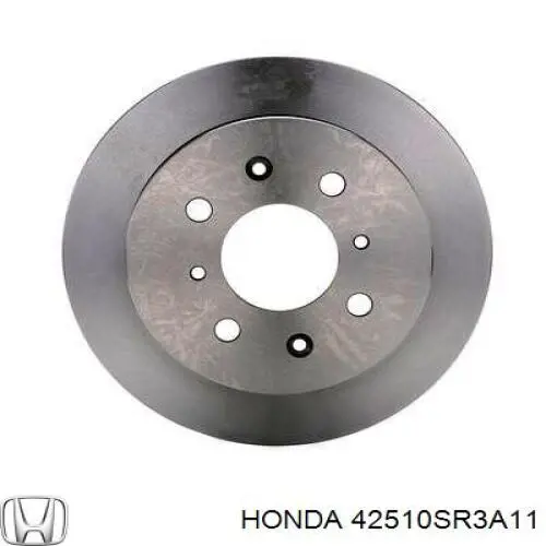 Тормозные диски 42510SR3A11 Honda