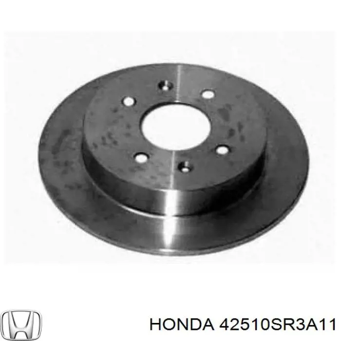 Disco de freno trasero 42510SR3A11 Honda