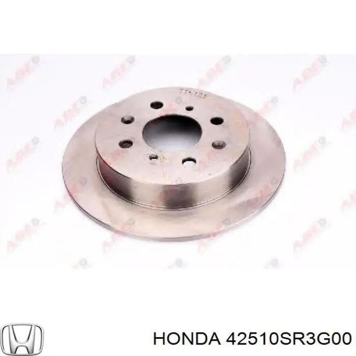 42510SR3G00 Honda диск тормозной задний