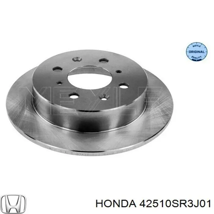 Купить 42510SR3J01 Honda Диск тормозной задний