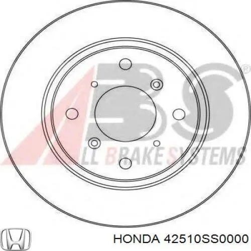 42510SS0000 Honda Дисковый тормоз