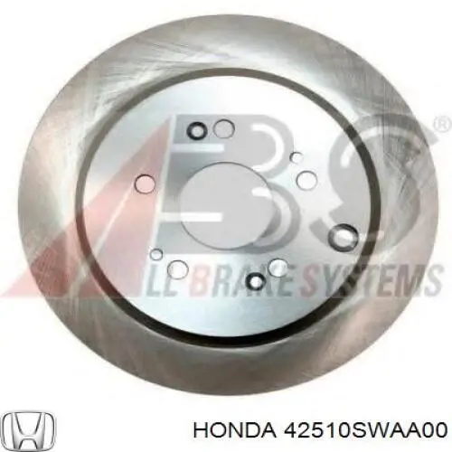 Тормозные диски 42510SWAA00 Honda