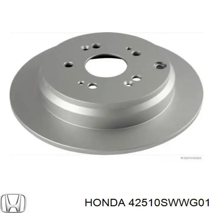 42510SWWG01 Honda диск тормозной задний