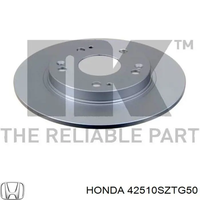 Задний тормозной диск Honda 42510T6PH00 цена, от 27.78 USD