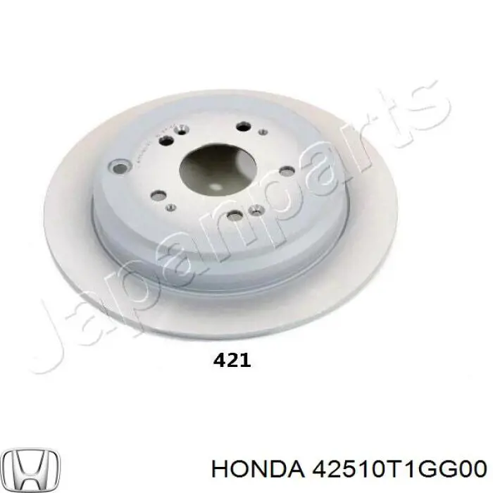 Купить 42510T1GG00 Honda Диск тормозной задний