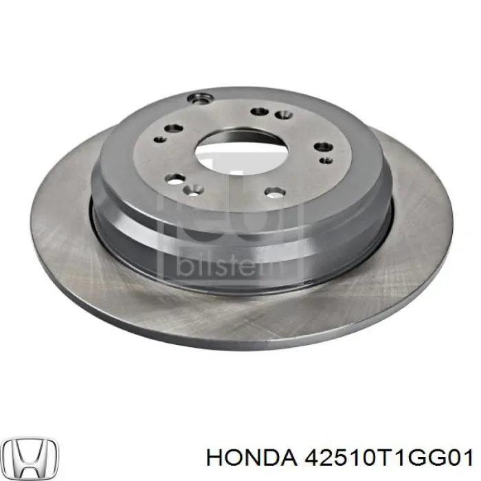 Disco de freno trasero 42510T1GG01 Honda/Acura