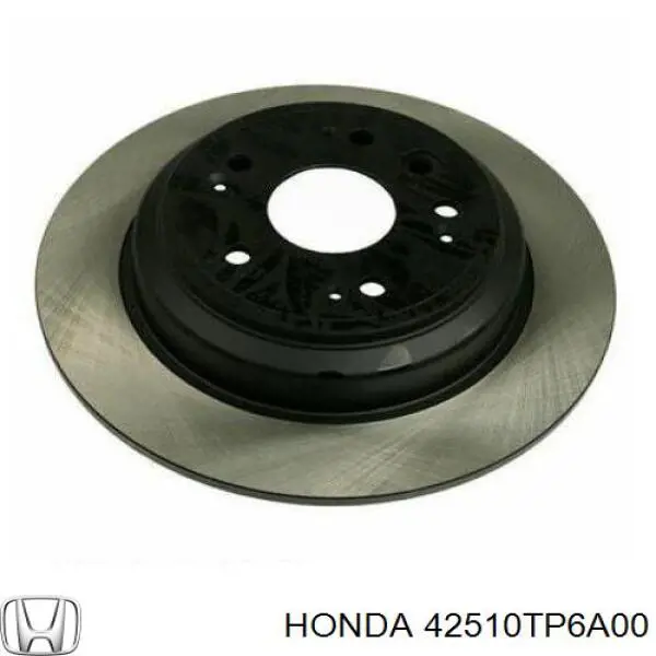 Disco de freno trasero 42510TP6A00 Honda/Acura