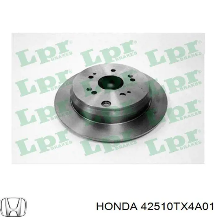 Купить 42510TX4A01 Honda Диск тормозной задний